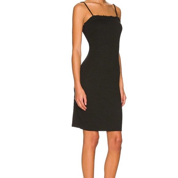 Chaser Ruffle Cami Mini Dress Black Size Small NWT - Picture 3 of 8